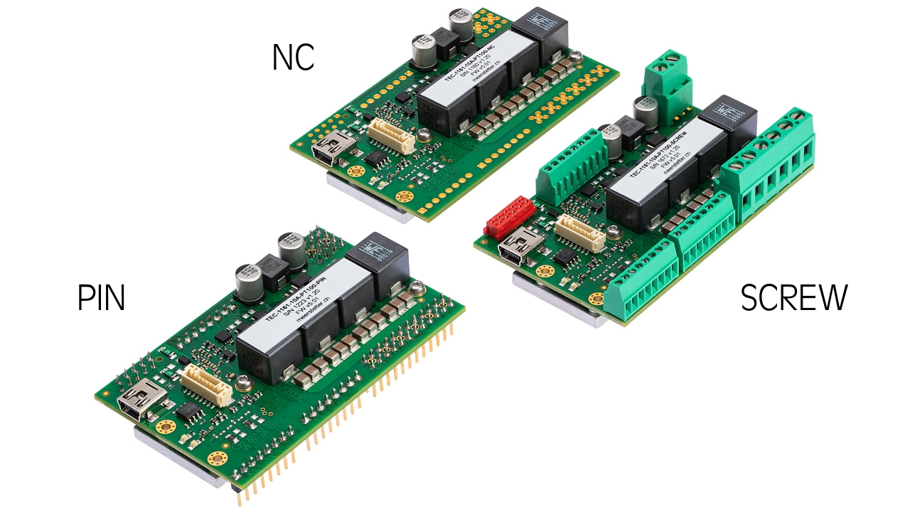TEC Controller TEC-1161-10A Konfigurationen